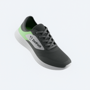 ZenFoot – Neon Pulse Grey Sneakers